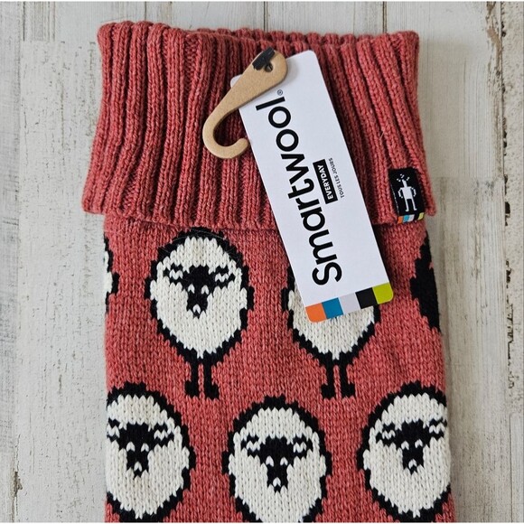 Smartwool Dusty Cedar Heather Sheep Chrustmas Holiday Stocking NWT - Picture 5 of 6
